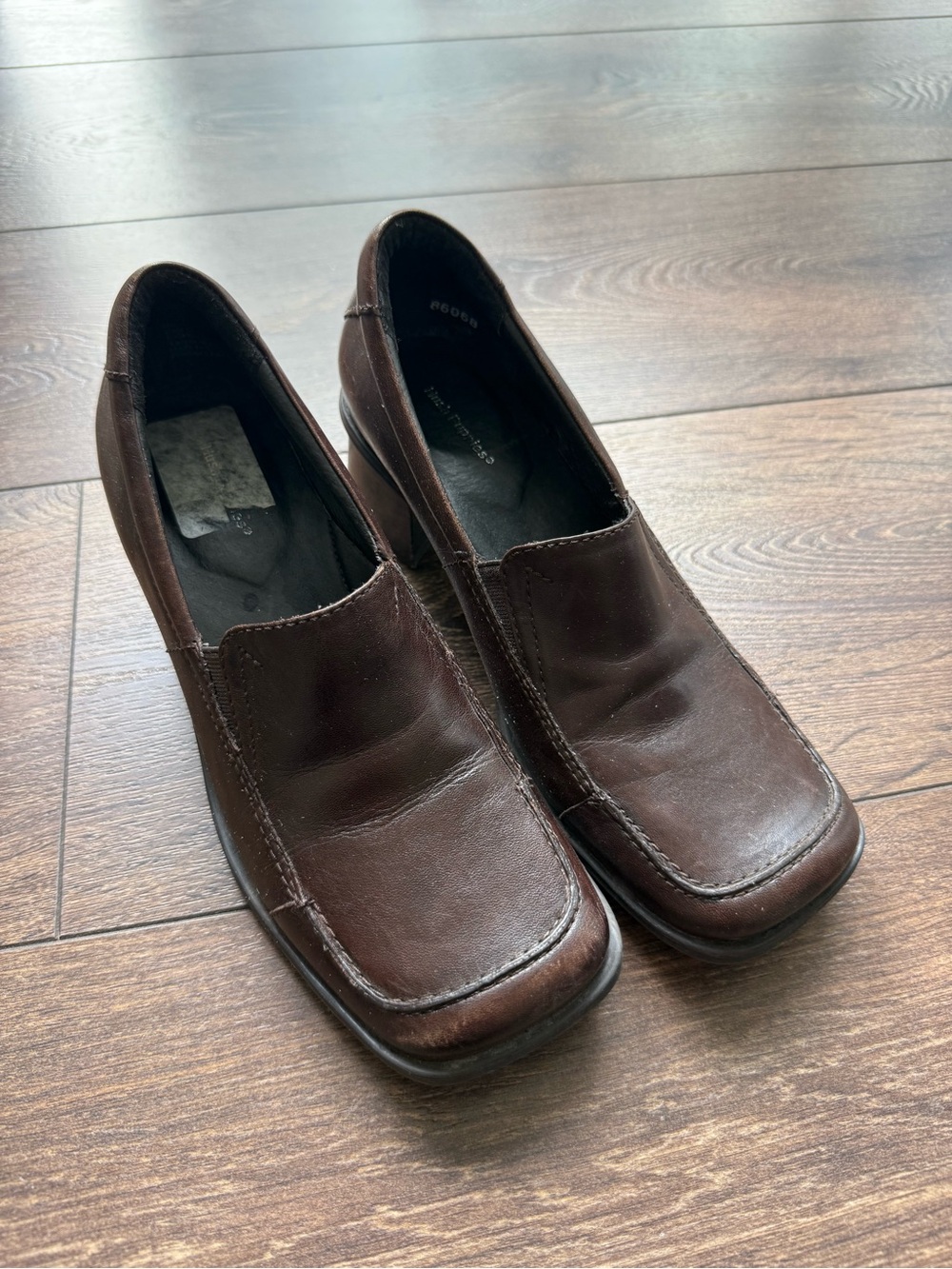 Hush Puppies Brown Mary Jane Heels